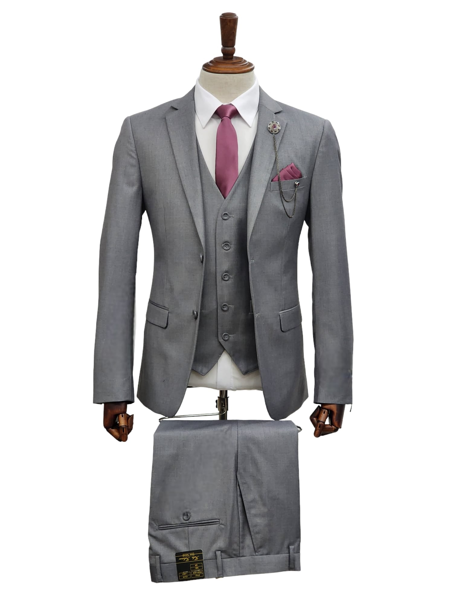 Fabio Fabrini 3 piece Slim Fit Suit, Look sharp for every occaision ...